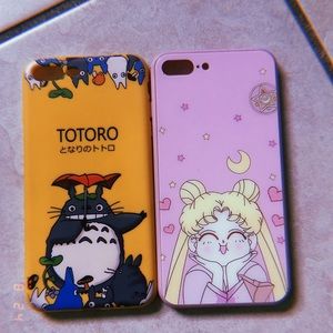 kawaii iPhone 7/8 plus phone case bundle 💫